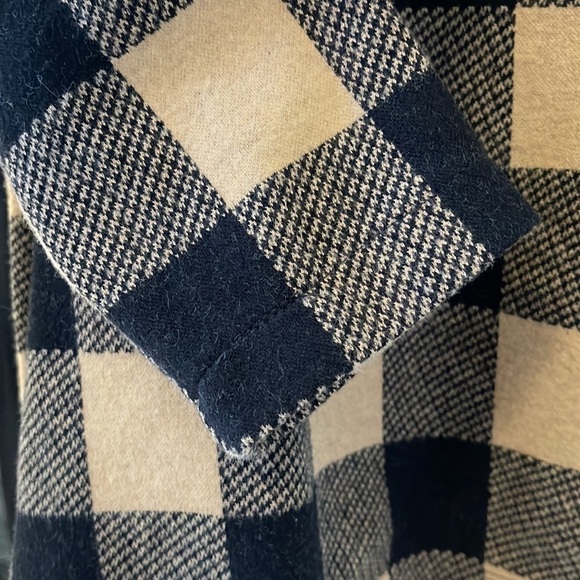 J.Jill womens plaid fall/winter sweater in black and brown - like new condition - Picture 3 of 5